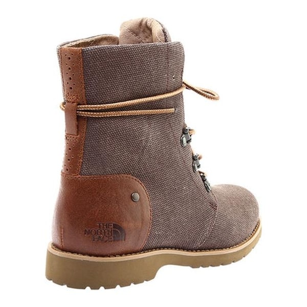 the north face women's ballard lace ii coated canvas boot