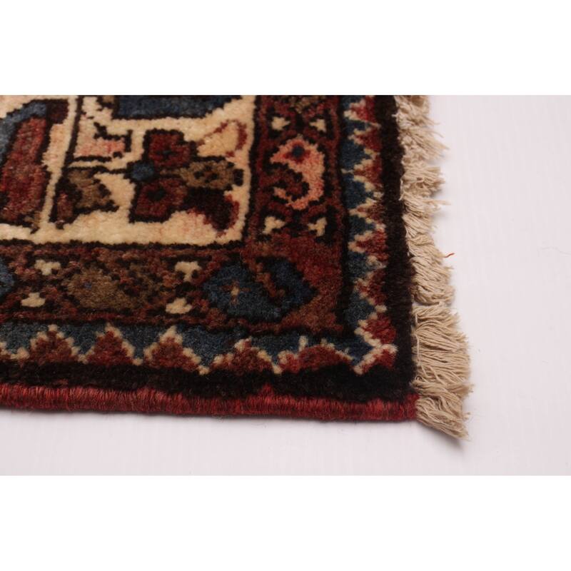 ECARPETGALLERY Hand-knotted Andelz Red Wool Rug - 3'11 x 10'3