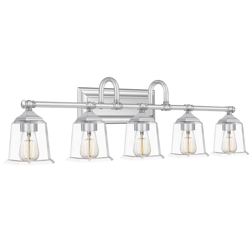 Roseto Barry 5 Light 42" Wide Bathroom Vanity Light