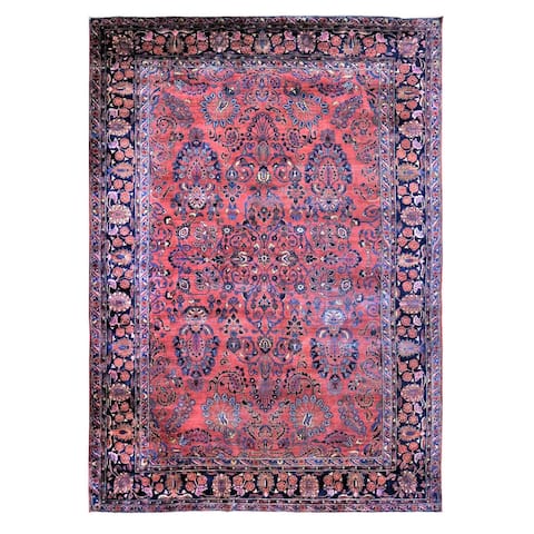 Hand Knotted Red Antique with Wool Oriental Rug (8'9" x 12'4") - 8'9" x 12'4"