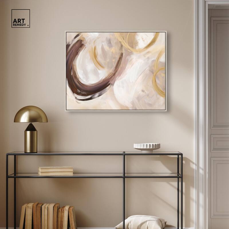Dreamy Swirls I Canvas by Art Remedy