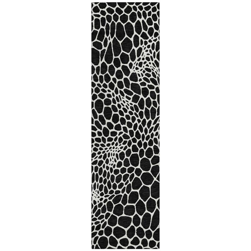 Machine Washable Indoor/ Outdoor Chantille Animal Print Rug