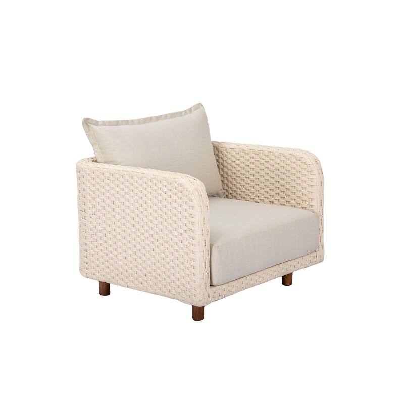 Yesler Coast Outdoor Club Chair, Grey