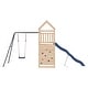 preview thumbnail 3 of 17, vidaXL Swing Set Outdoor Backyard Wooden Playground Equipment for Kids Age 3-8
