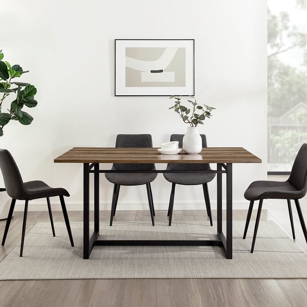 Middlebrook Urban Metal and Wood Dining Table Bed Bath & Beyond