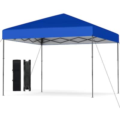 Oxford Fabric Metal Pop Up Canopy Tent with Bag and Adjustable Height