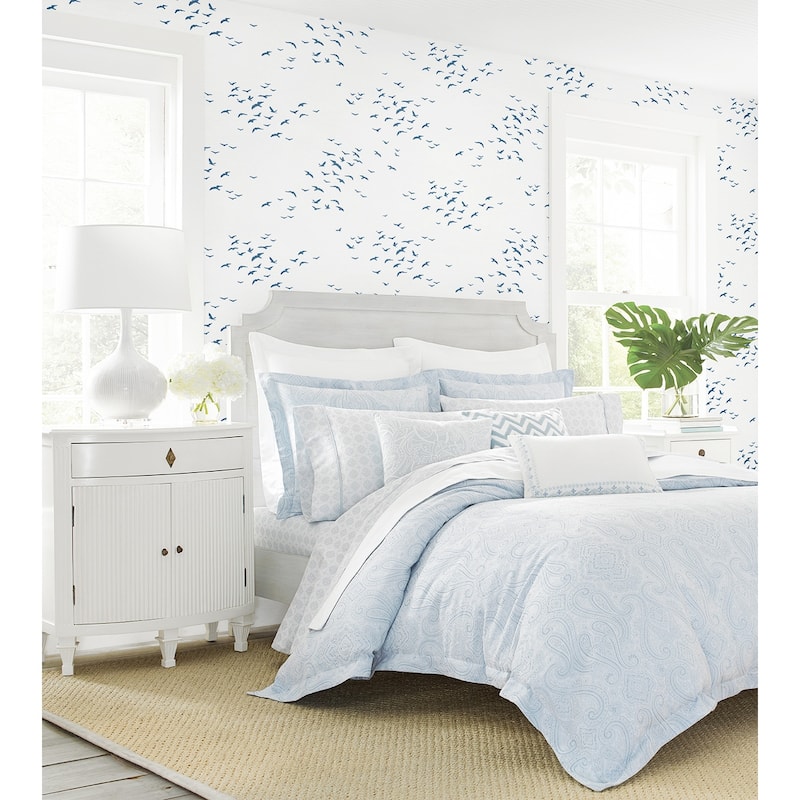 NextWall Birds in Flight Peel and Stick Wallpaper - 27 in. W x 18 ft. L