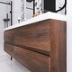 preview thumbnail 96 of 148, Floating Bathroom Vanity with Integrated Resin Top
