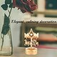 preview thumbnail 8 of 6, 24K Gold Plated Music Box w/Crystal Studded Carousel Horse Figurine