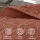 preview thumbnail 35 of 132, Madison Park Mansfield Reversible Oversized 3-piece Solid Texture Bedspread Quilt Set with Matching Shams