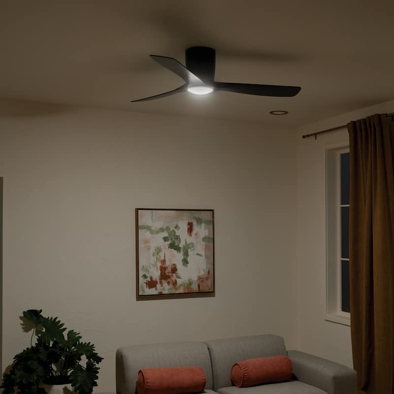 Kichler Lighting Volos 48 in. Integrated LED Flush Mount Ceiling Fan