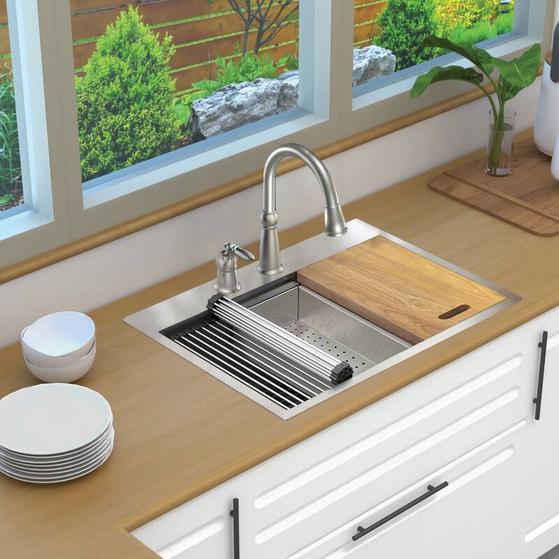 Transolid KWSST302210-ML2 30" Drop In Single Basin Stainless Steel - Stainless