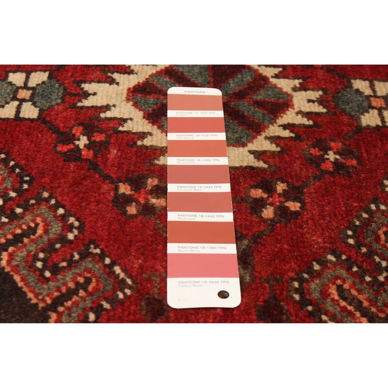 ECARPETGALLERY Hand-knotted Konya Anatolian Red Wool Rug - 3'6 x 9'10