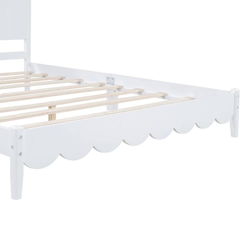 Vintage Style Platform Bed Frame