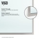 preview thumbnail 9 of 8, VIGO Zenith 34" W x 74" H Frameless Fixed Shower Screen in Stainless Steel