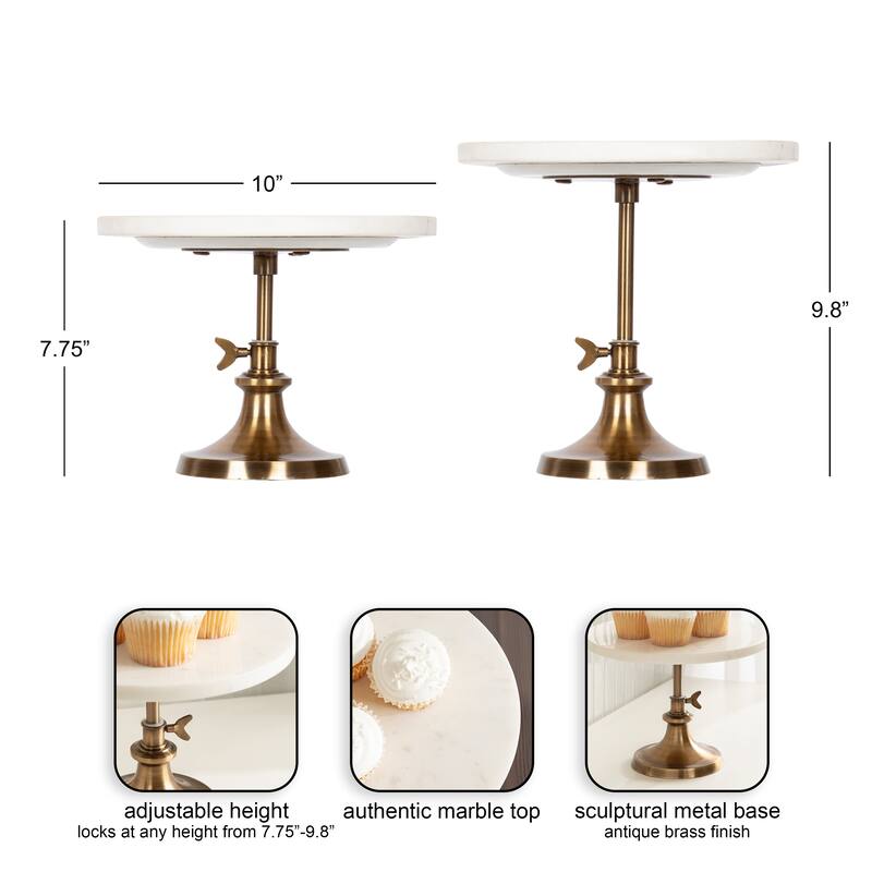 Kate and Laurel Engles Round Cake Stand - 10" Diameter