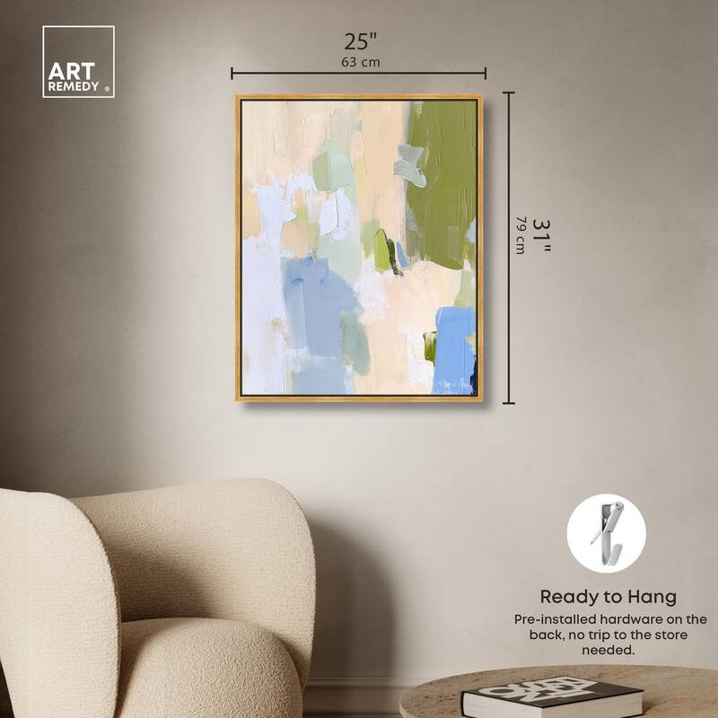 Clover Frost Canvas by Art Remedy