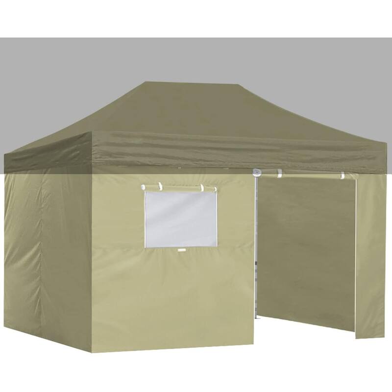 Aeocia Full Zippered Walls for 10x15 Easy Pop Up Canopy Tent 4 Sidewalls ONLY