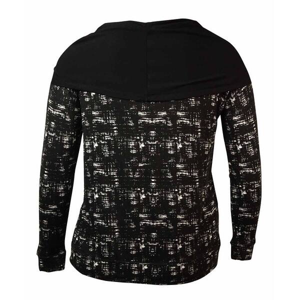 Shop Kensie Women S Cowl Neck Long Sleeve Abstract Print Blouse