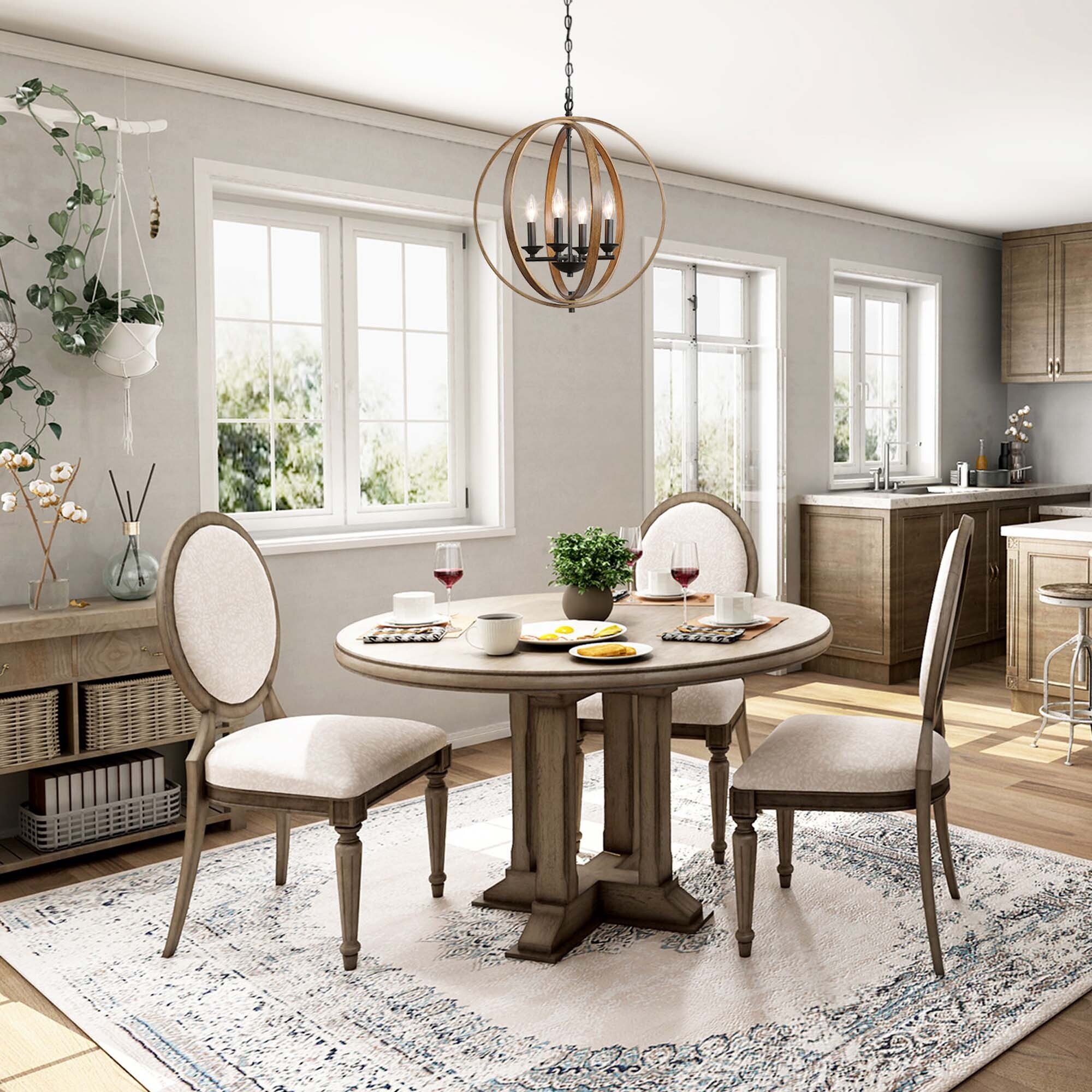 farmhouse dining chandelier