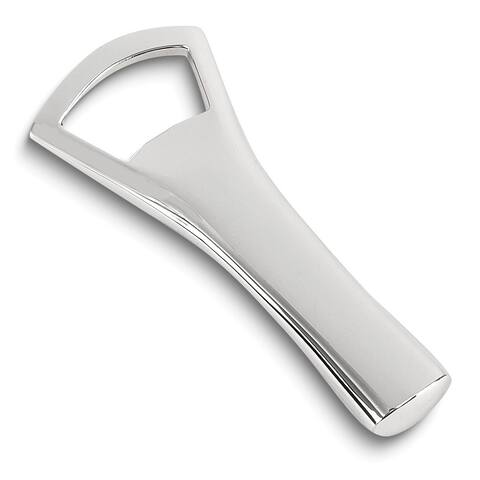 Curata Nickel-Plated Bottle Opener
