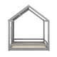 preview thumbnail 8 of 7, Whimsical Pine Full House Bed with Roof & Window - Ideal for Kids' Rooms