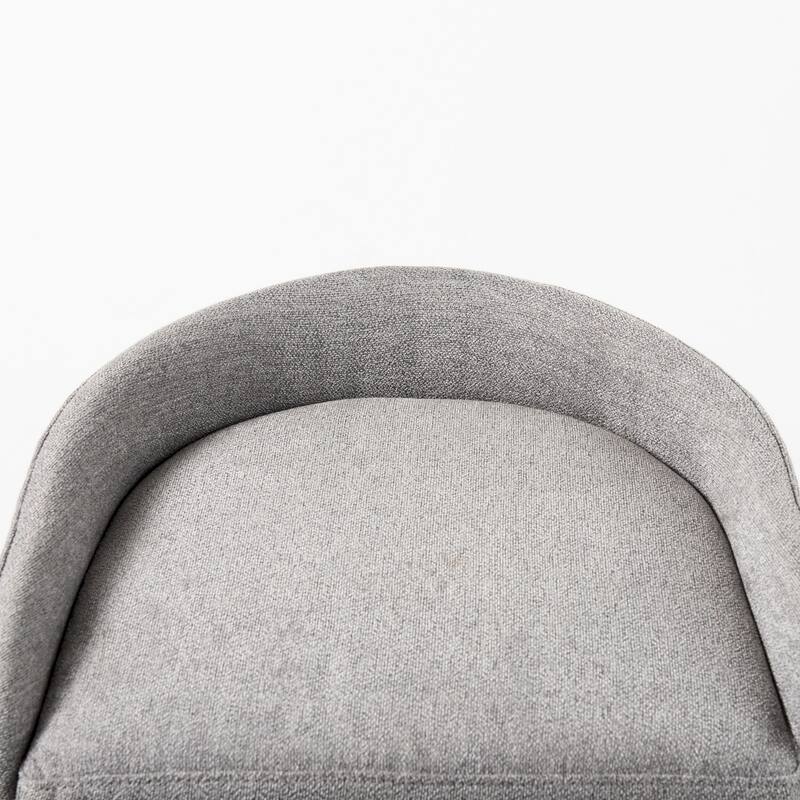 Hollyfield Cream Fabric Seat with Gold Metal Frame Counter Stool