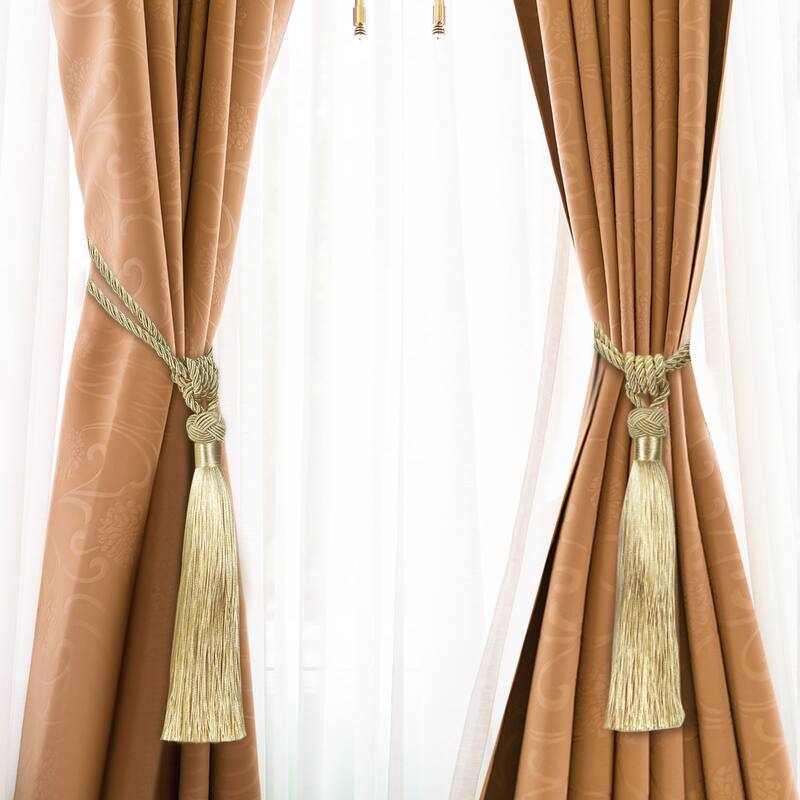 Handmade Elegant Curtain Tiebacks with Tassel