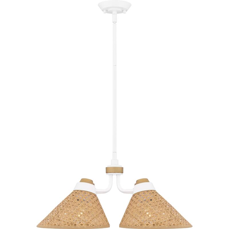 Graft 4-Light Matte White Pendant Light