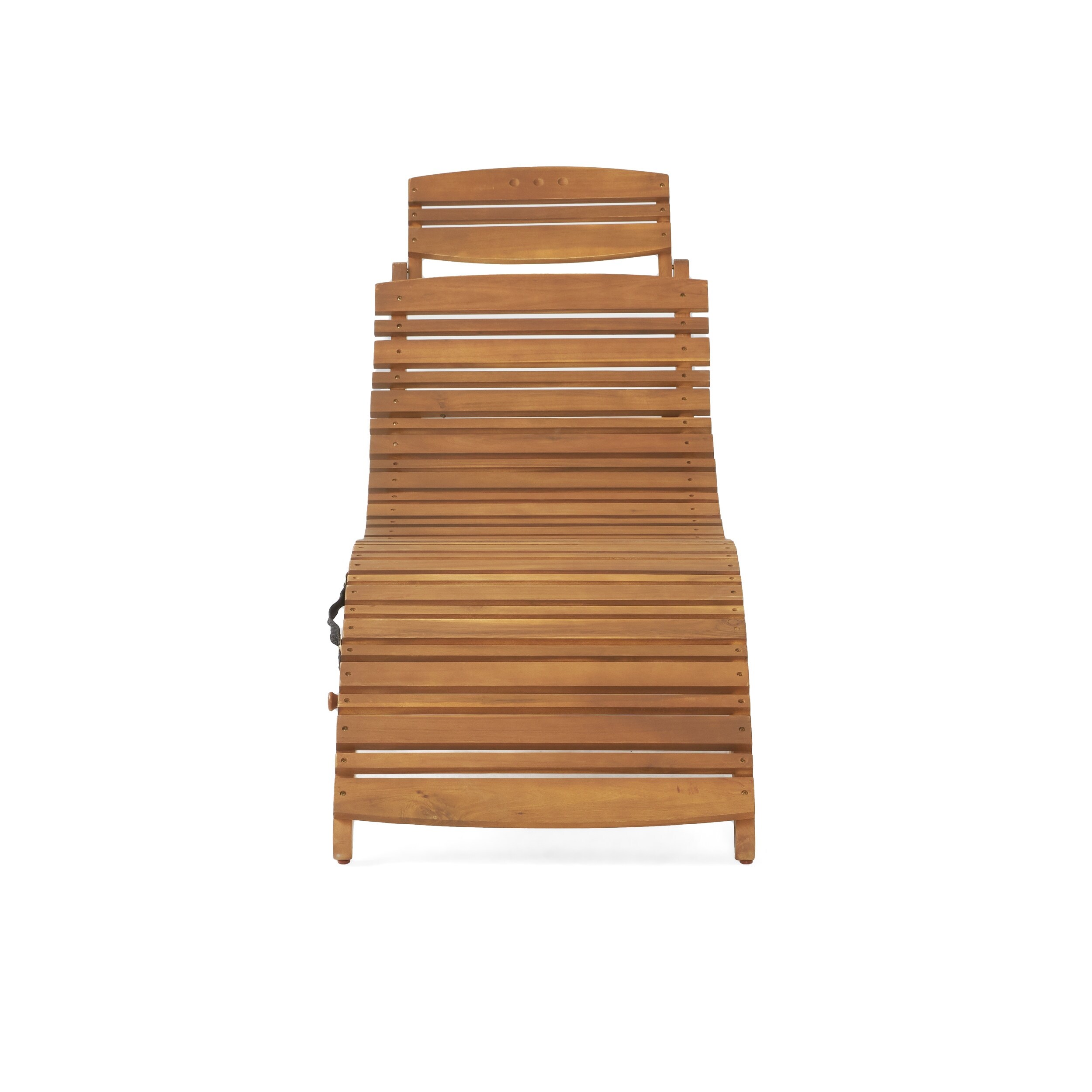 Lahaina outdoor acacia wood chaise lounge by christopher knight home deals