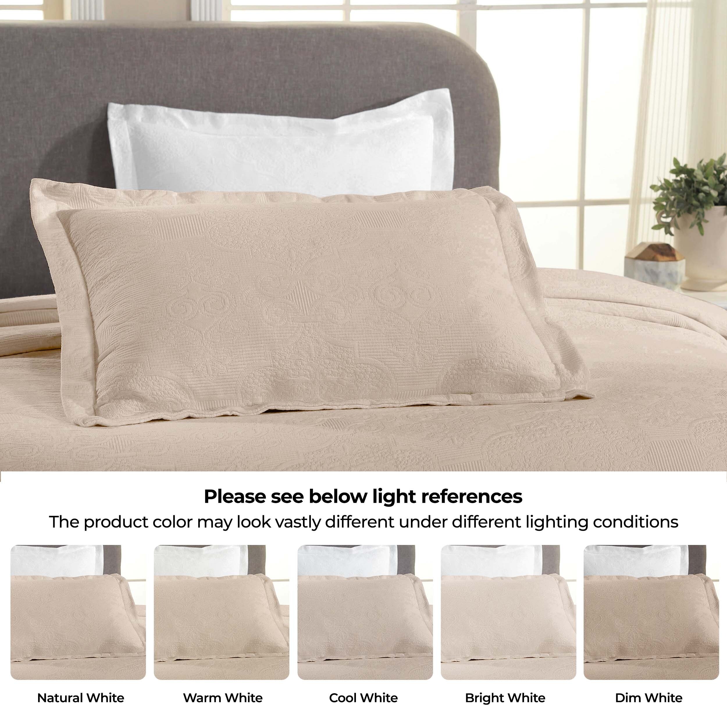 Superior Florin Jacquard Scrolling Medallion Cotton Bedspread Set - Picture 69 of 120