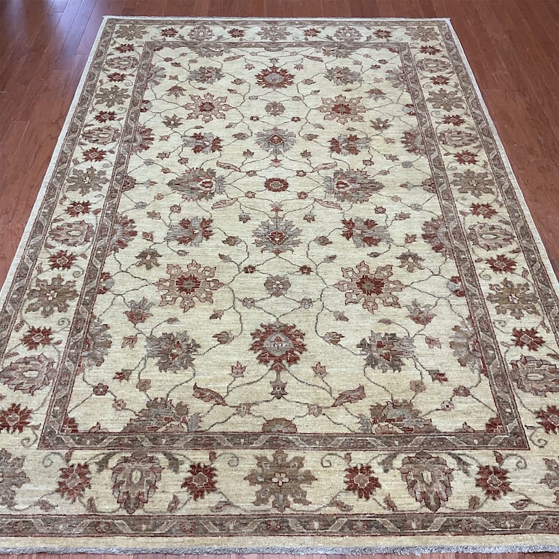 HERAT ORIENTAL Handmade Oushak Wool Rug - 6' x 8'10"