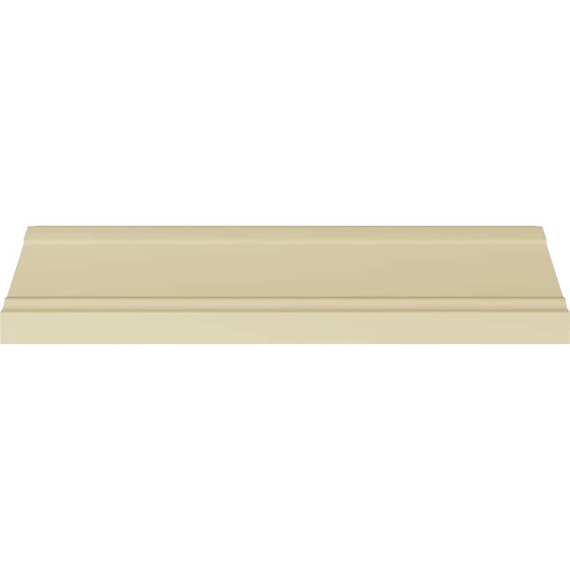 Leslie Crown Moulding - 4"H x 3 1/4"P x 5 1/8"F x 94 1/2"L