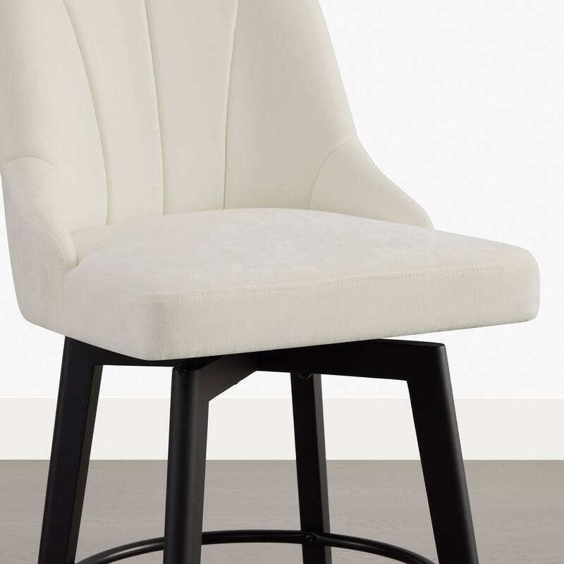 Spruce & Spring Modern Swivel Counter Height Bar Stool