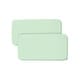 preview thumbnail 23 of 38, BreathableBaby All-in-One Fitted Sheet & Waterproof Cover for 33" x 15" Bassinet Mattress (2-Pack) Mint Green