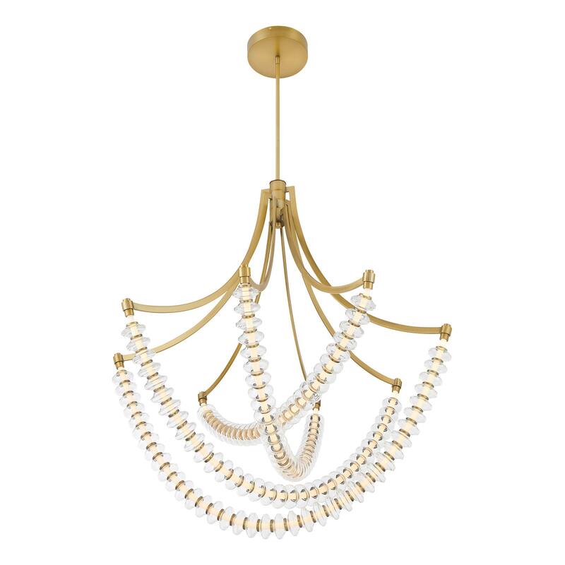 Minka Lavery 5647-L Pearl 40" Wide Abstract Chandelier