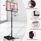 preview thumbnail 4 of 14, Adjustable Portable Basketball Hoop with Shatterproof Backboard