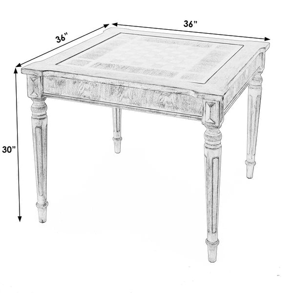 Vincent Multi-Game Card Table - Driftwood