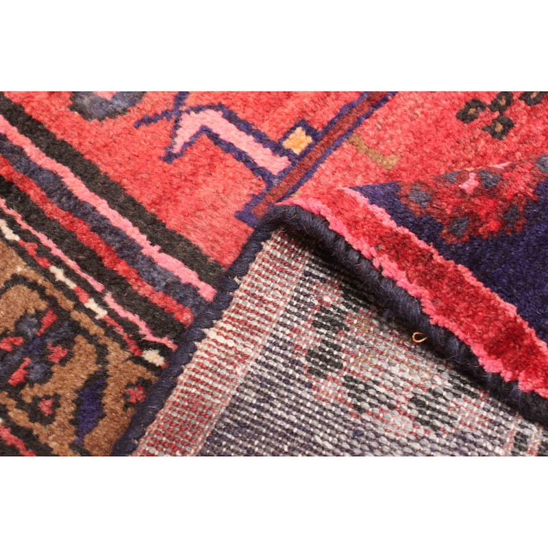 ECARPETGALLERY Hand-knotted Andelz Red Wool Rug - 4'2 x 6'8