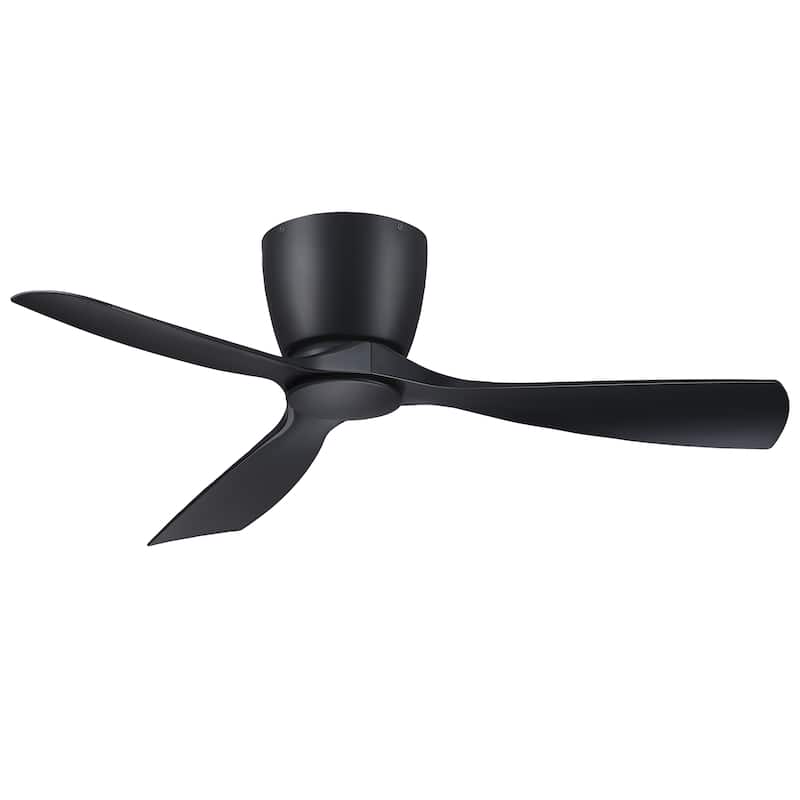 Klinch 44 inch Indoor/Outdoor Ceiling Fan with LED Light Kit - Black