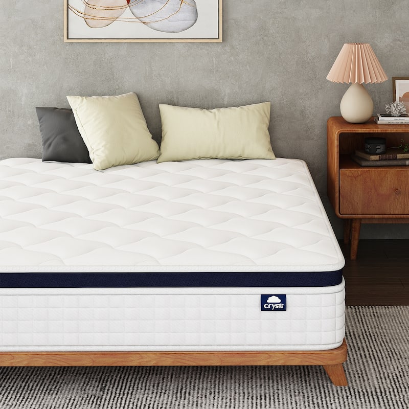 10-inch Hybrid Mattress with Zero Pressure Foam, CertiPUR-US Certified - Queen