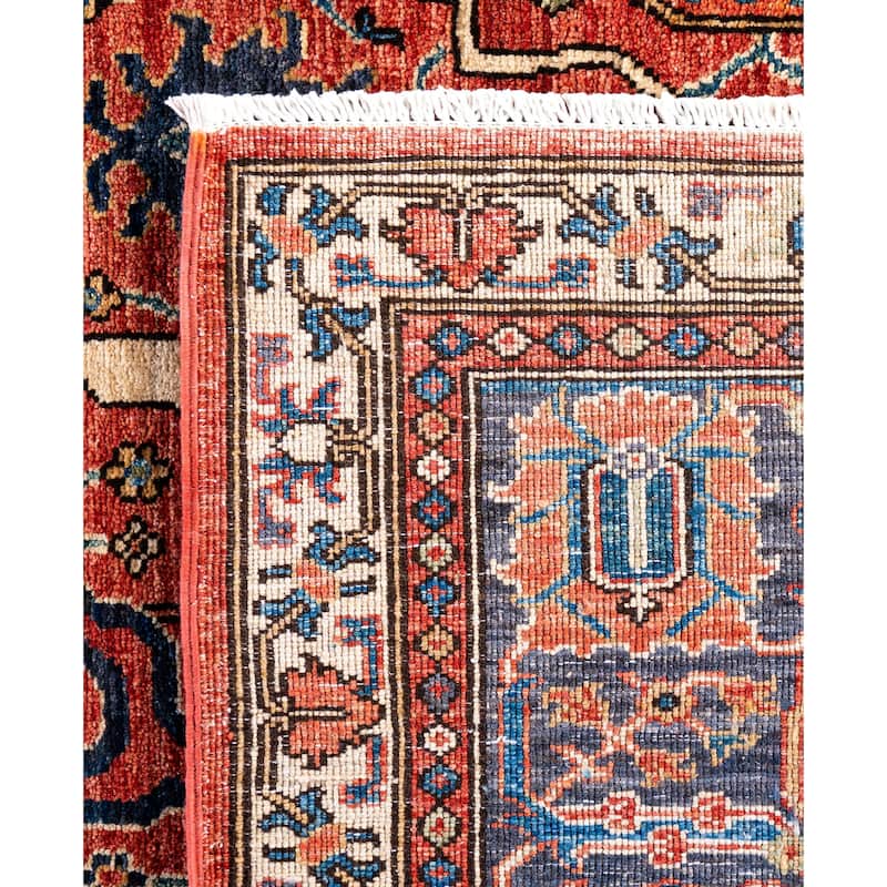 Serapi One-of-a-Kind Hand-Knotted Area Rug - Red - 8' 3" x 10' 0"