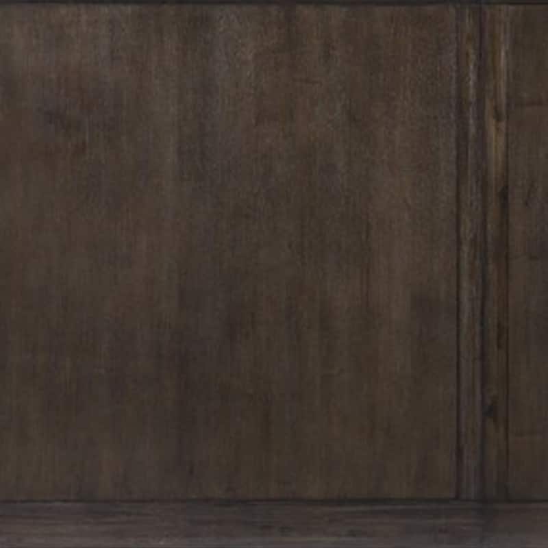 Kely Extendable Dining Table, 76-94 Inch Dark Brown Top, Trestle Base - Espresso Brown