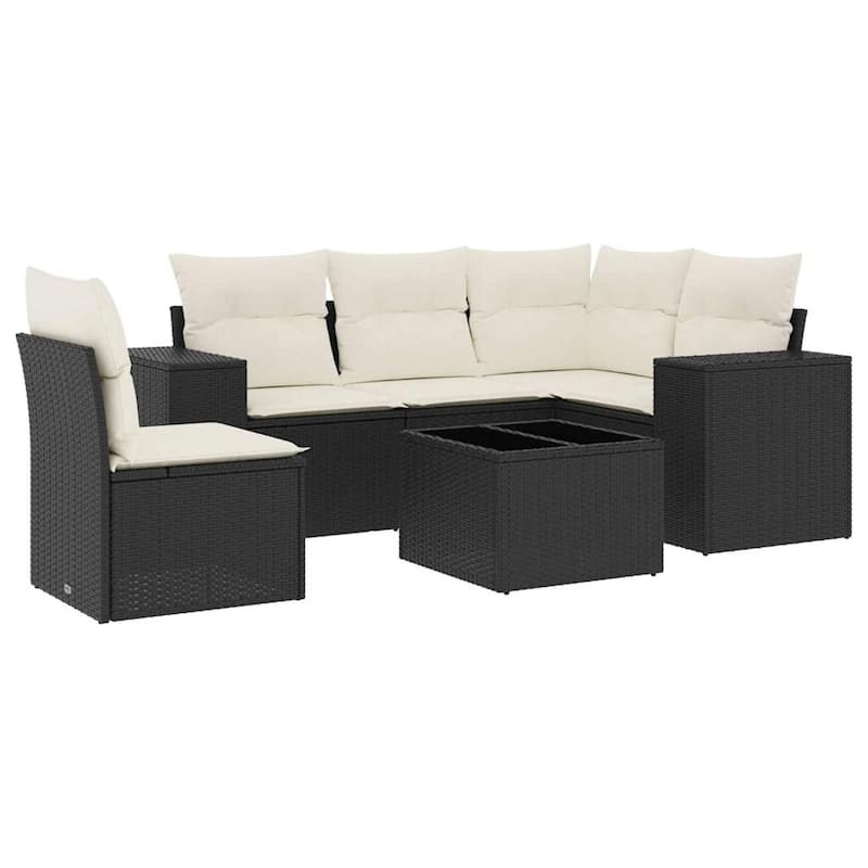 vidaXL Garden Sofa Set - 24.4 x 32.7 x 27.2
