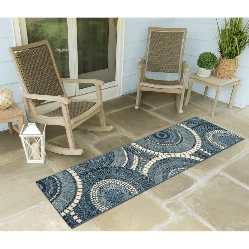 Liora Manne Marina Circles Indoor/Outdoor Area Rug