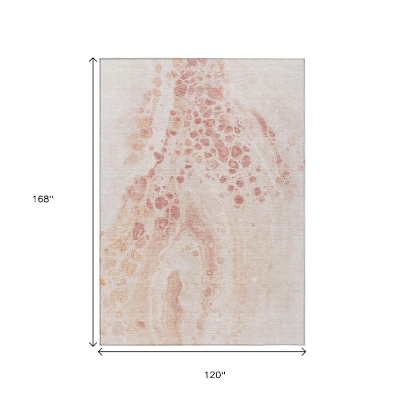 HomeRoots Abstract Transitional Rectangle Outdoor Rug
