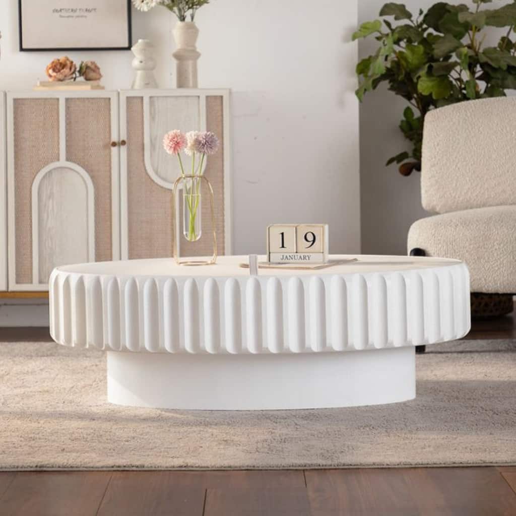 Modern Side Table End Table Accent Table with Hidden Storage, Sofa Table Coffee Table for Living Room