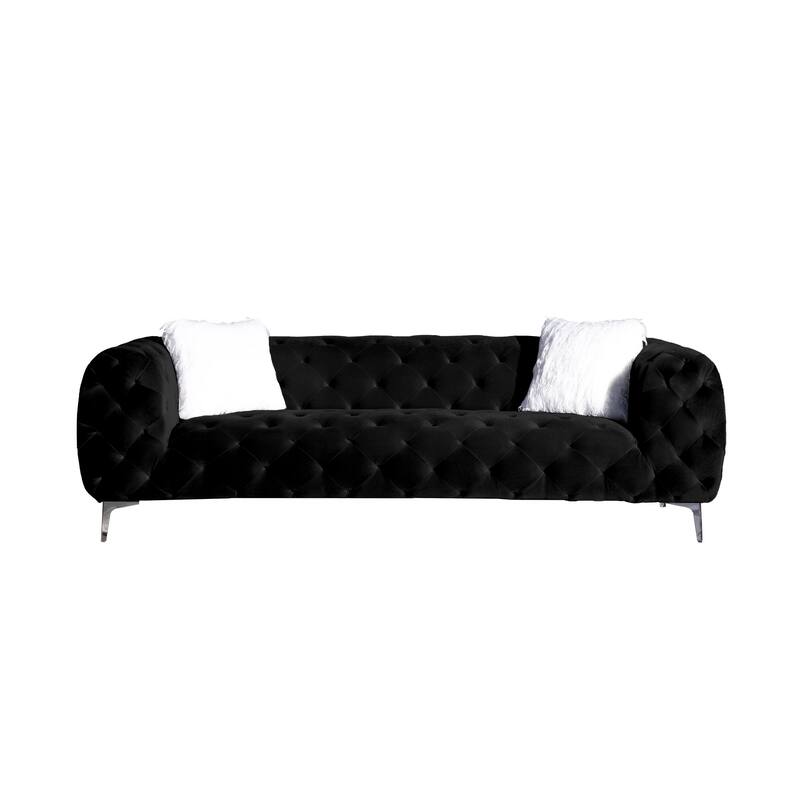 Elegant Velvet Living Room Sofa