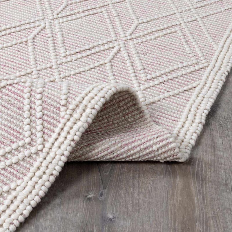 Hauteloom Arnside Living Room, Bedroom Area Rug - Ivory, Pink - 2'3" x 3'9"