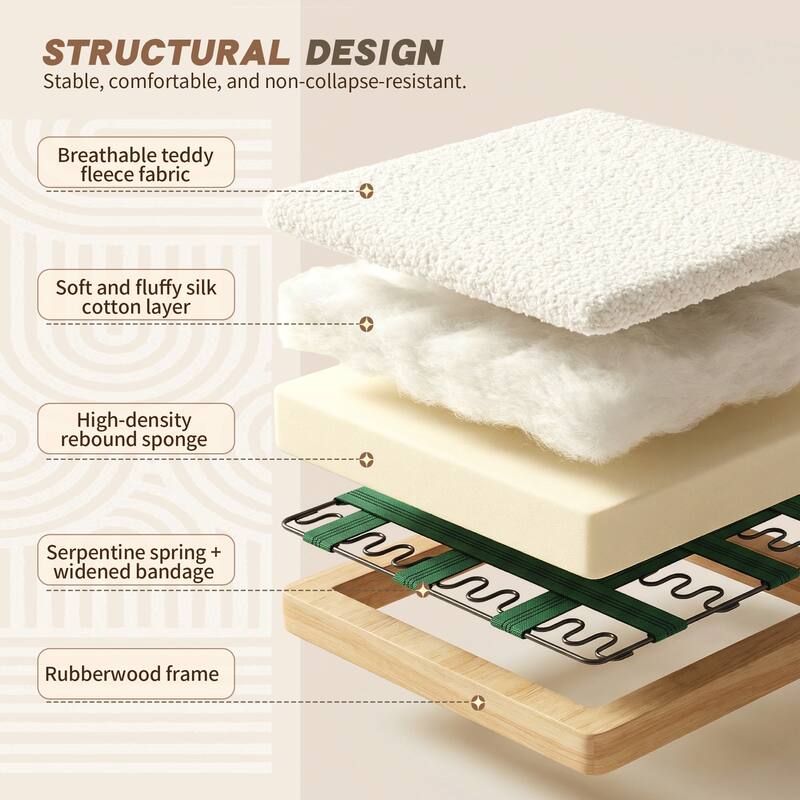 360° Swivel Accent Chair, Round Barrel Upholstered Armchair with Lumbar Cushion